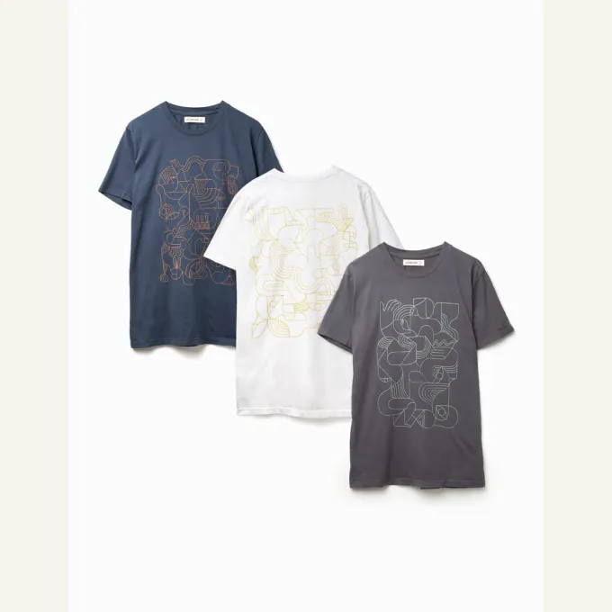 Black Relaxed Crew Tee