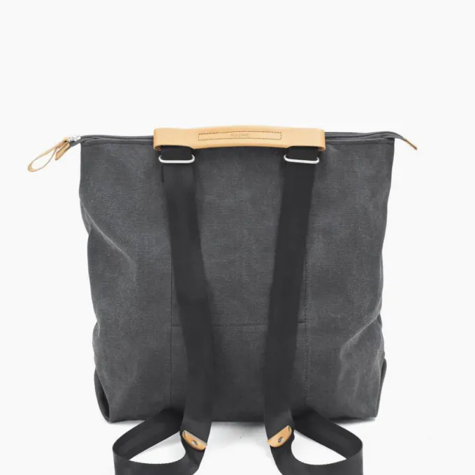 Black Structured Tote